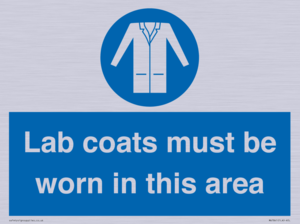 Lab coats must be worn in this area